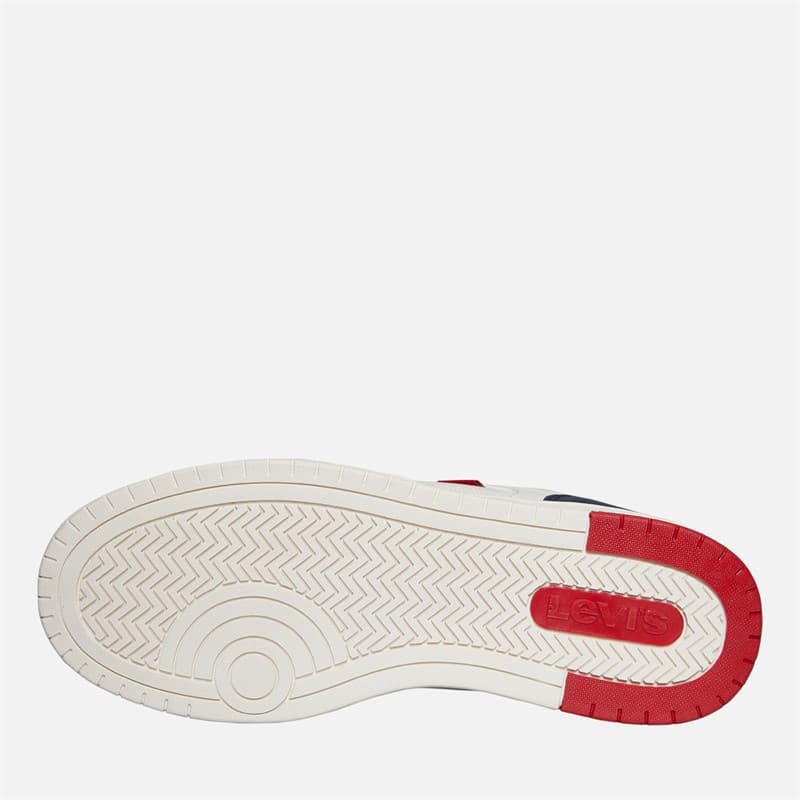 Levi's Junior Kickser Sneakers Off White/Navy 3130 Off wit Navy 3130 - Afbeelding 2