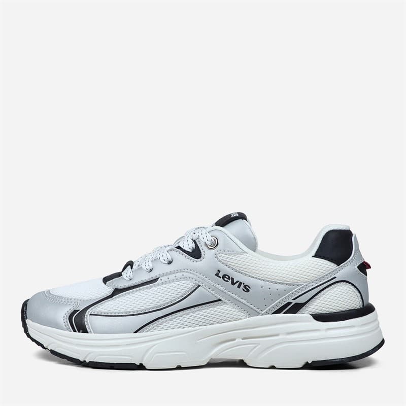 Levi's Junior Curtis Sneakers Silver wit Black 0908 - Afbeelding 1