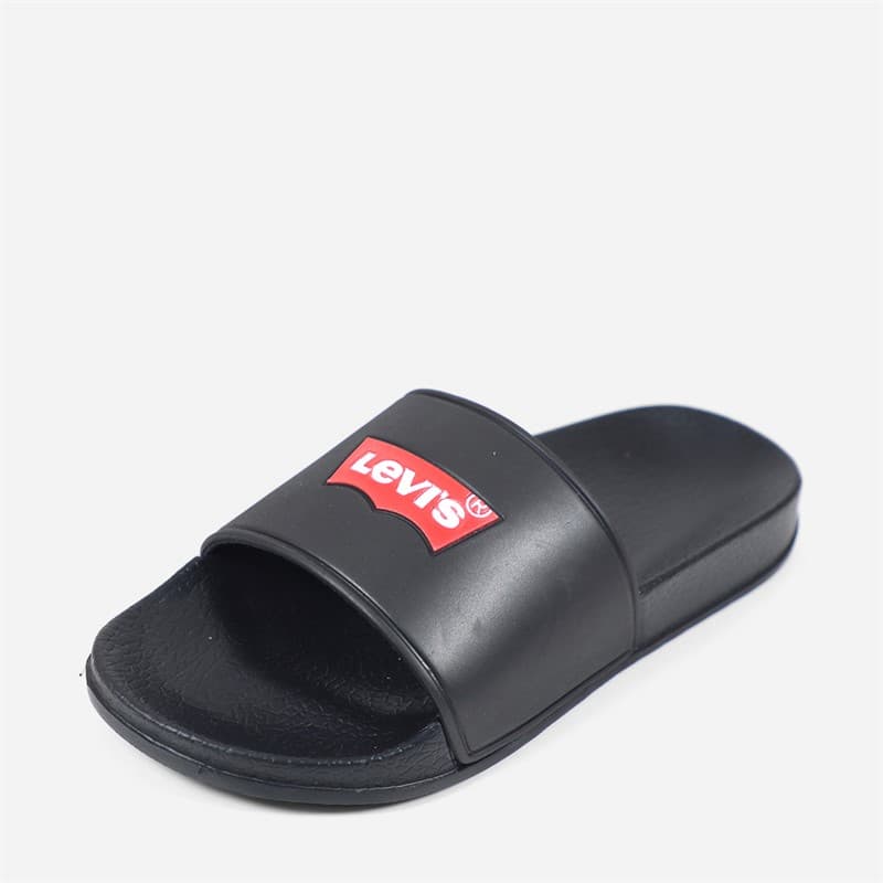 Levi's Junior Zwembad Slippers Black 0003 - Afbeelding 1