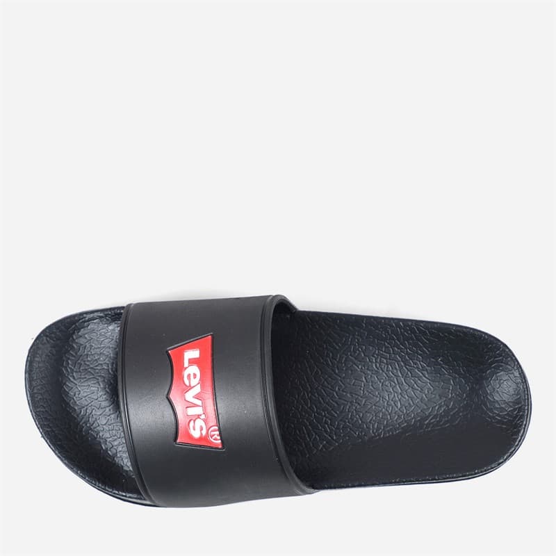 Levi's Junior Zwembad Slippers Black 0003 - Afbeelding 4