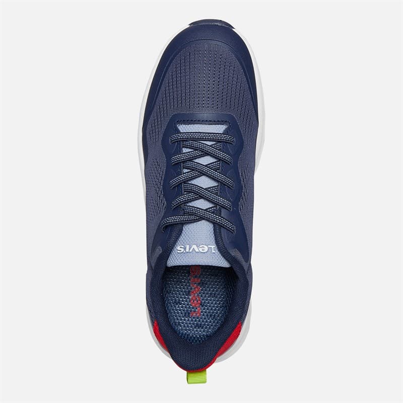 Levi's Junior Ocean Sneakers Navy/Rood 0290 Navy Red 0290 - Afbeelding 4