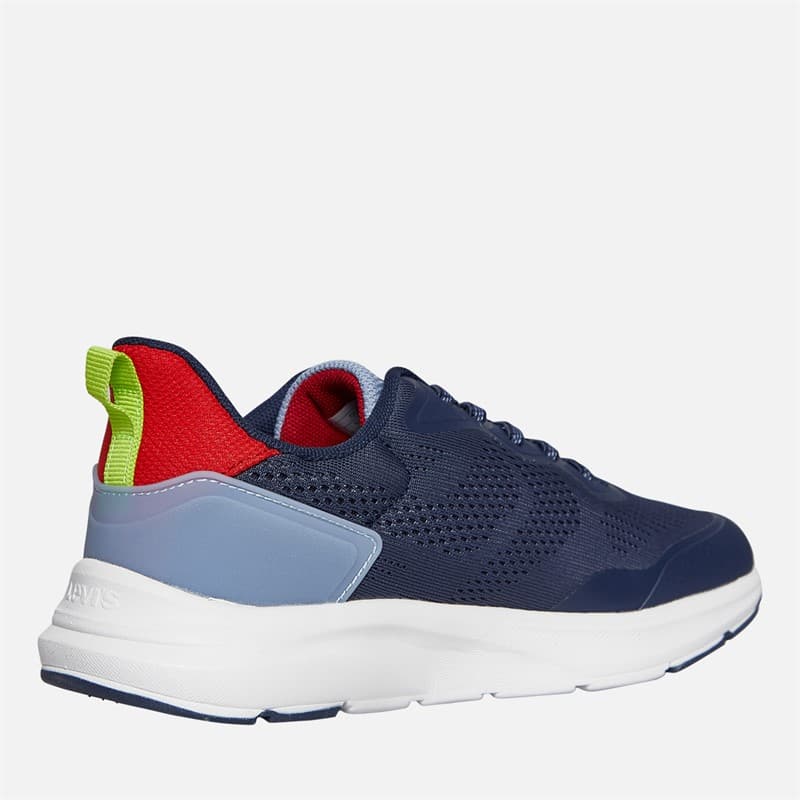 Levi's Junior Ocean Sneakers Navy/Rood 0290 Navy Red 0290 - Afbeelding 5