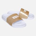 Levi's Meisjes Zwembad Slippers Gold Glitter 3923