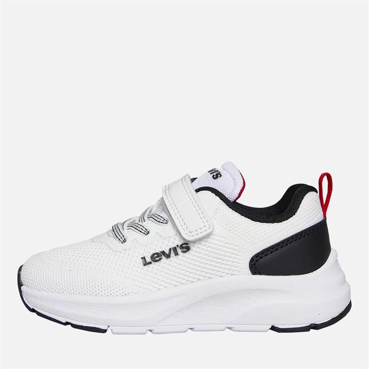 Levi's Kinderen Hudson Sneakers Wit/Zwart/Rood 0239 wit Black Red 0239
