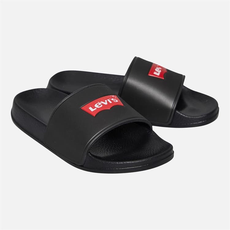 Levi's Kinderen zwembad sliders Black 0003