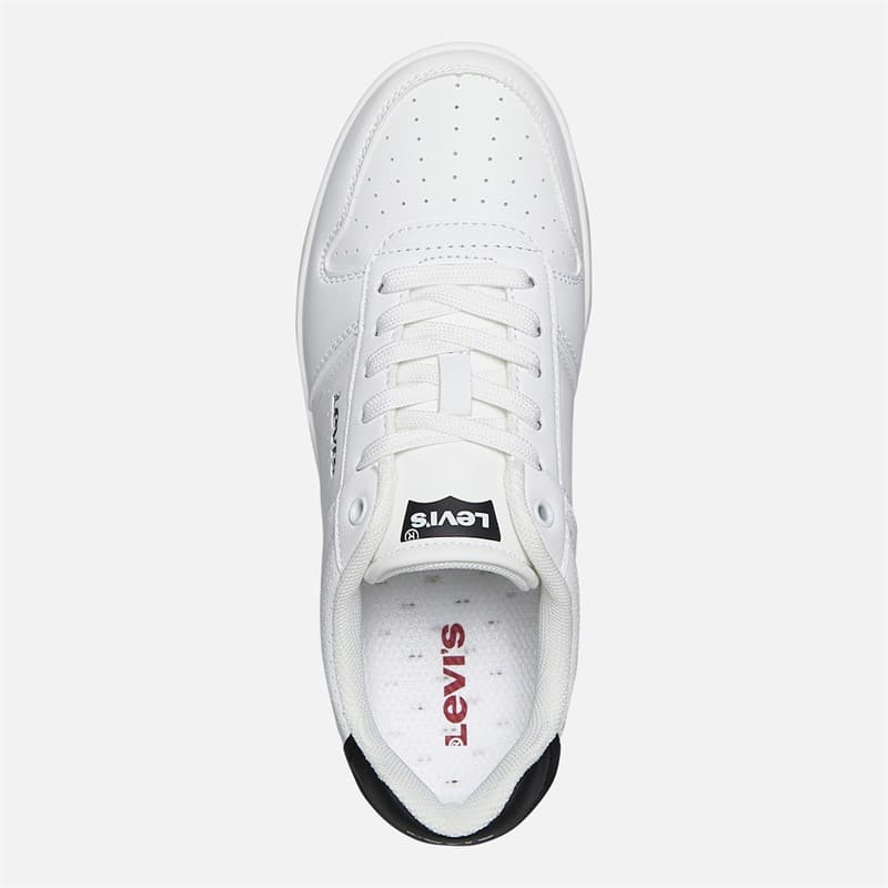 Levi's Junior Maverick Sneakers Wit/Zwart 0062 wit Black 0062 - Afbeelding 4