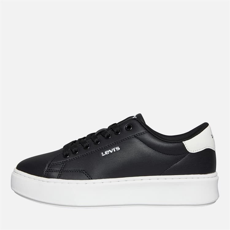 Levi's Kinderen Junior Amber Sneakers Zwart/Wit 0008 Black wit 0008