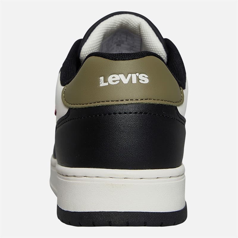 Levi's Junior Kick Sneakers Off White/Zwart 2933 Off wit Black 2933 - Afbeelding 3