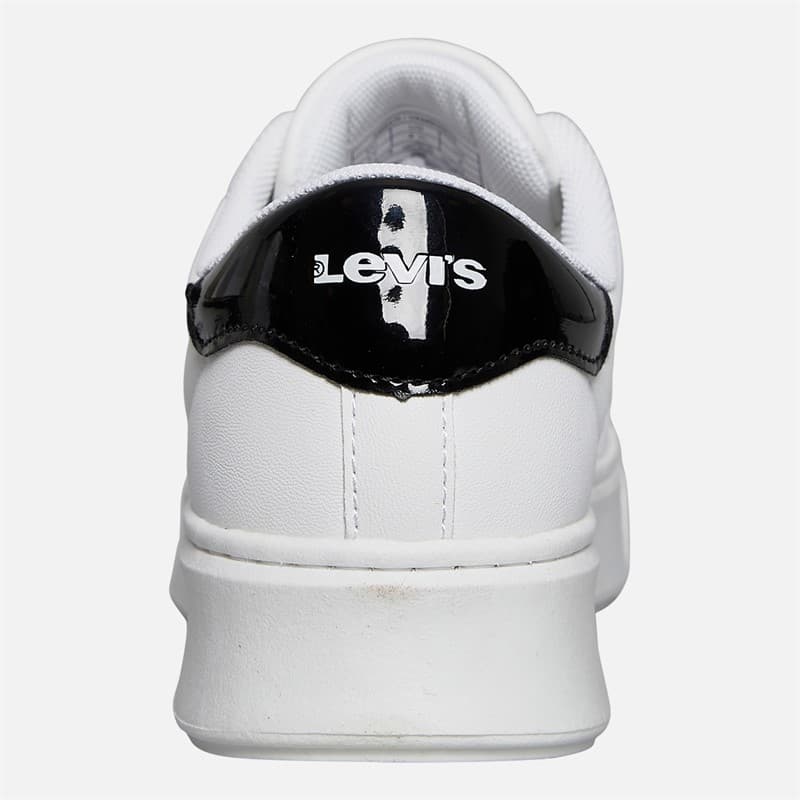 Levi's Junior Amber Sneakers Wit/Zwart 0062 wit Black 0062 - Afbeelding 3