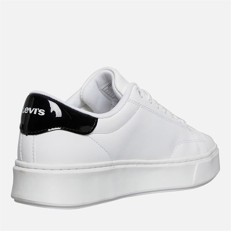 Levi's Junior Amber Sneakers Wit/Zwart 0062 wit Black 0062 - Afbeelding 5