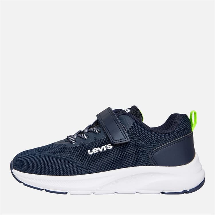 Levi's Kinderen Hudson Sneakers Navy/Geel 0923 Navy Yellow 0923