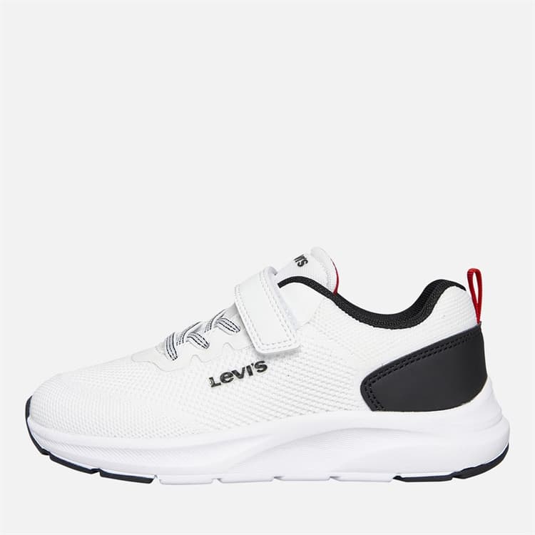 Levi's Kinderen Hudson Sneakers Wit/Zwart/Rood 0239 wit Black Red 0239