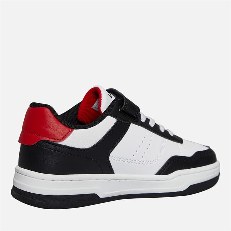 Levi's Kinderen John Sneakers Zwart/Wit/Rood 0230 Black wit Red 0230 - Afbeelding 5