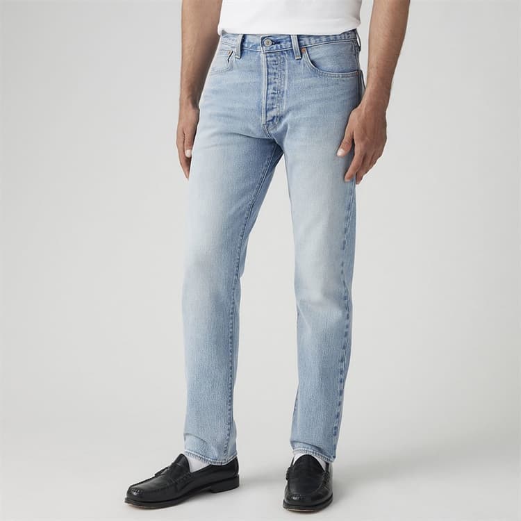 Levi's Heren 501 Slim Taper Jeans Me Transfer