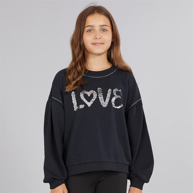 MINOTI Meisjes Sweaters Zwart