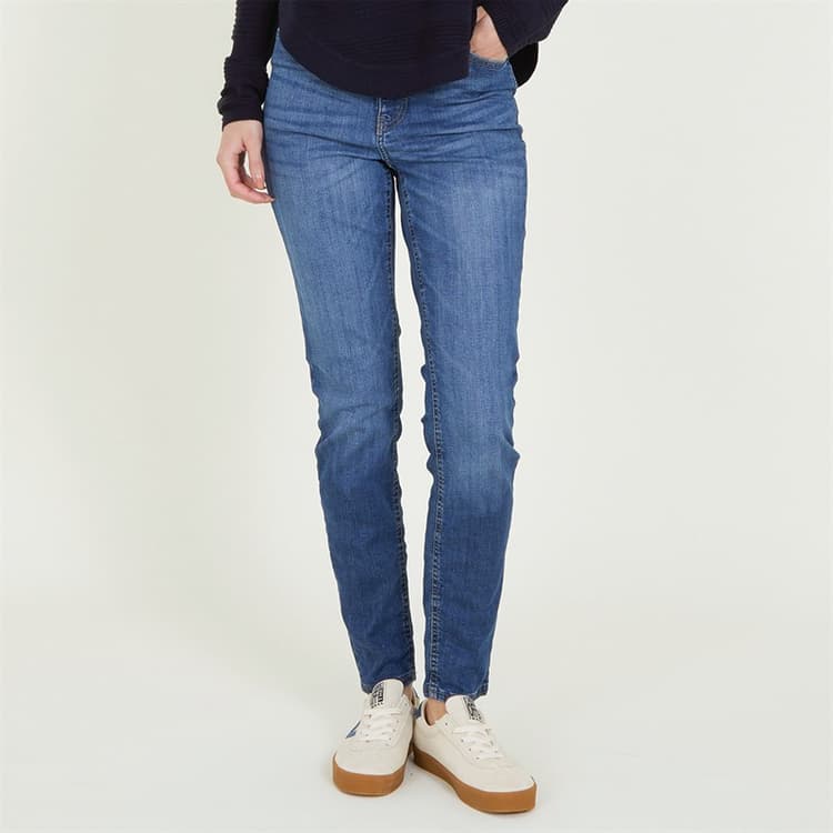 Noisy May Dames Satty Skinny jeans Blauw