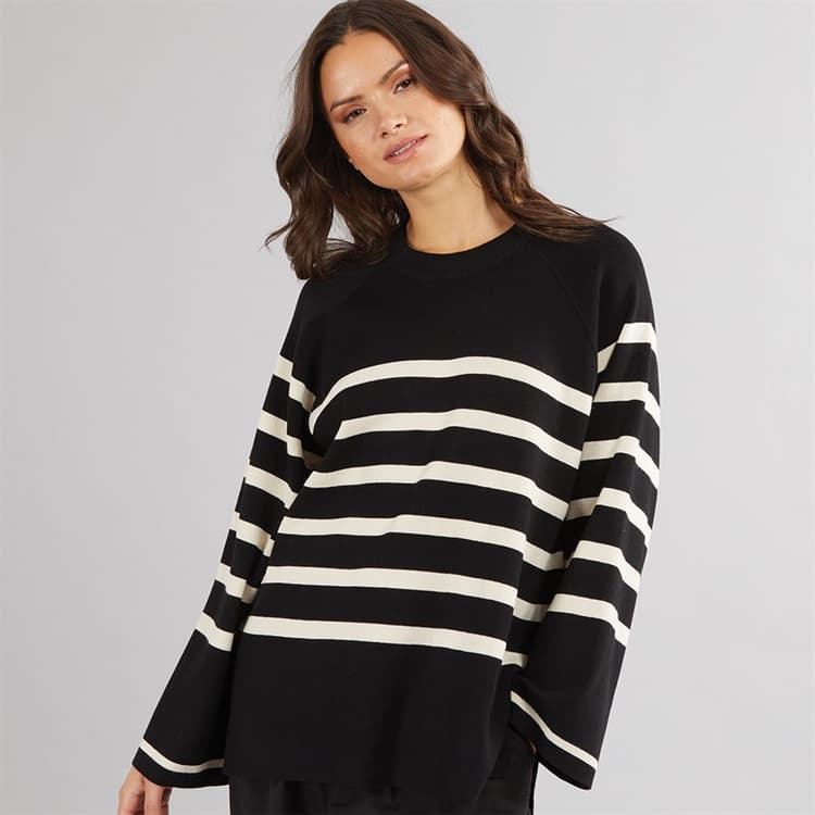 Noisy May Zwarte gebreide trui Fifi dames