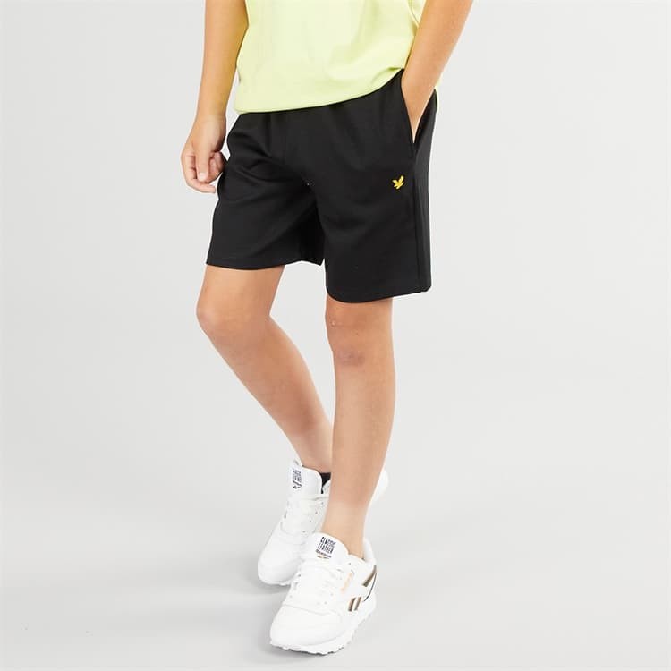 Lyle And Scott Jongens Fly Fleece Shorts Z865 Jet Zwart