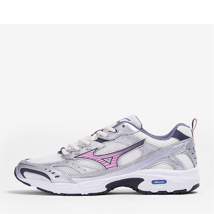 Mizuno MXR Trainers Snow White/Lilac Chiffon/Silver