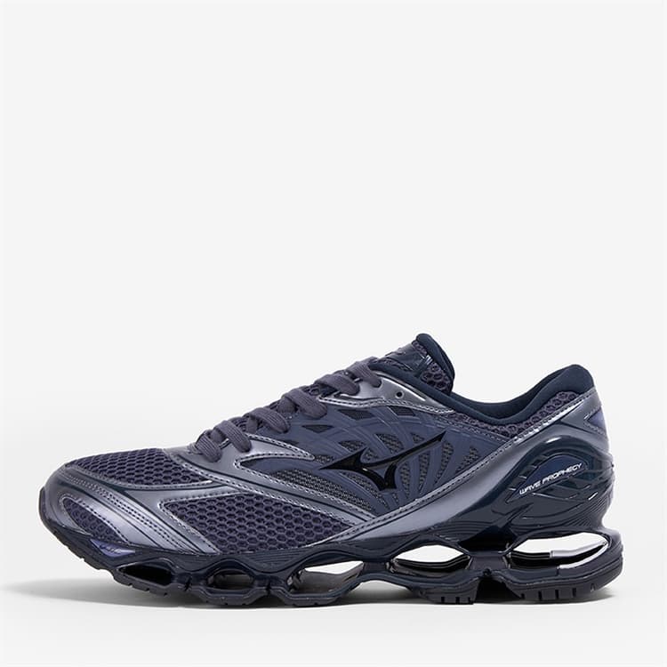 Mizuno Heren Wave Prophecy Trainers Odyssey ey Odyssey Gray/Zwart/Metallic Gr
