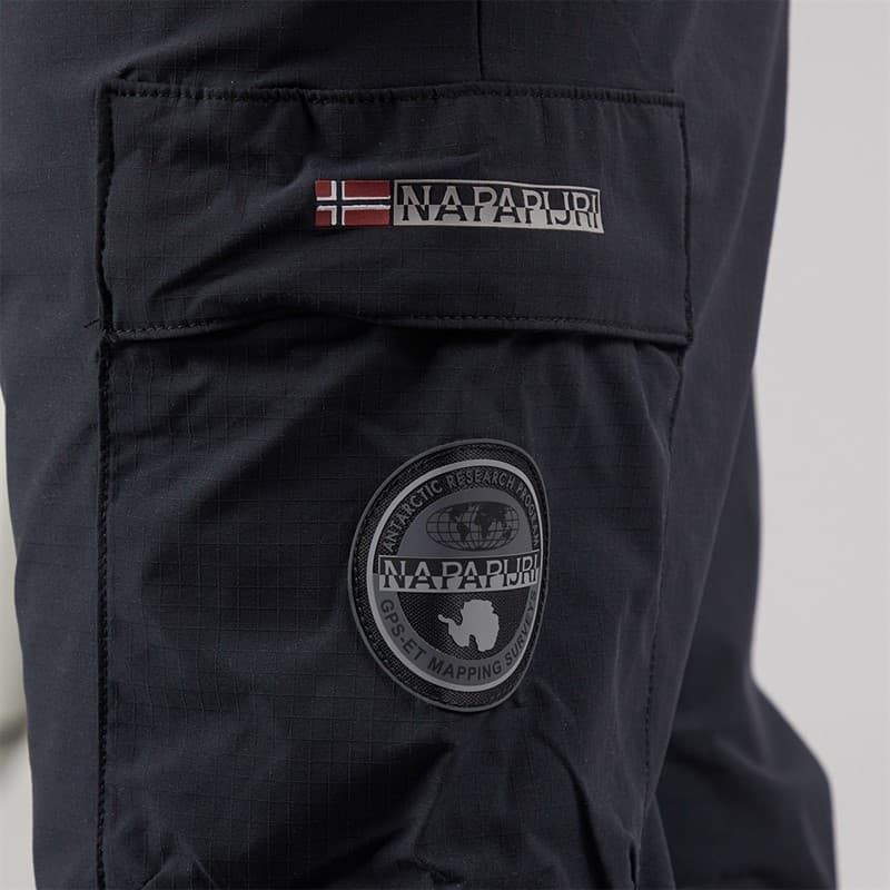 Napapijri Heren Matroos Cargo Track Broek Zwart - Afbeelding 3