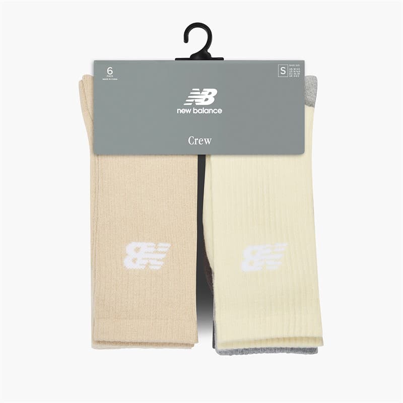 New Balance Heren Sixpack Crew Sokken Dagelijks Gebruik Multi - Afbeelding 3