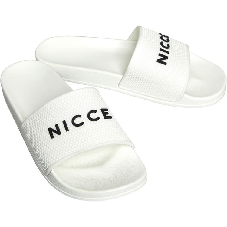 NICCE Heren Visor Slippers Wit