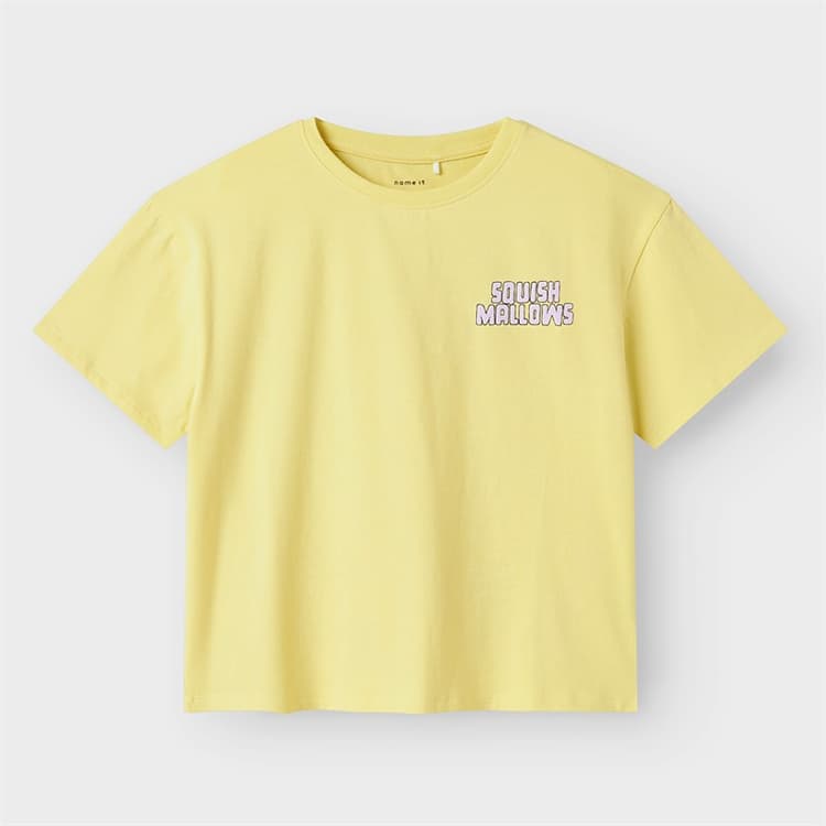Name It Meisjes Muba Squishmallows T-shirt Chardonnay