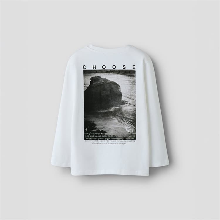 Name It Jongens Nestor Lange Mouw T-shirt Bright White