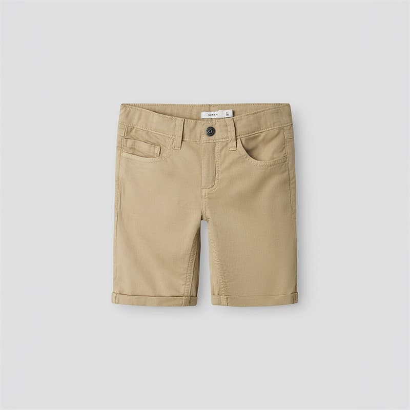 Name It Jongens Silas Shorts Island Fossil - Afbeelding 1