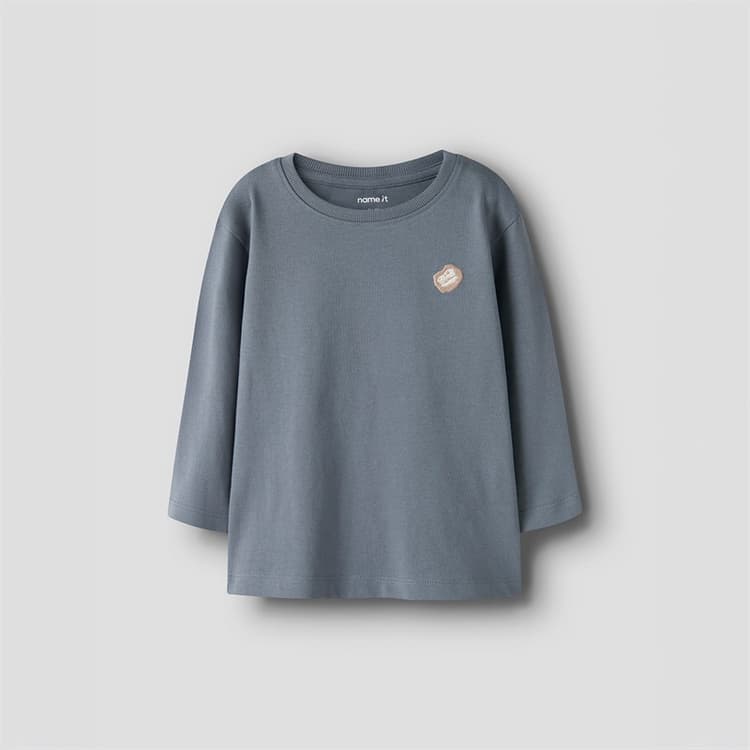 Name It Jongens Mini Vlag Dino Skelet Lange Mouw T-shirt Flint Stone