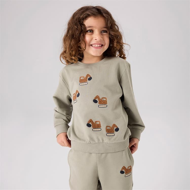 Name It Jongens Mini Bernhard Sweatshirt Shadow