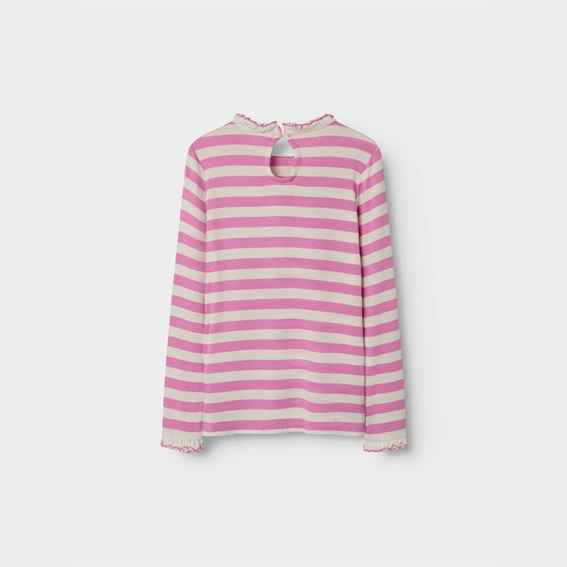 Name It Meisjes Prakula Lange Mouw T-shirt Fuchsia Pink - Afbeelding 2