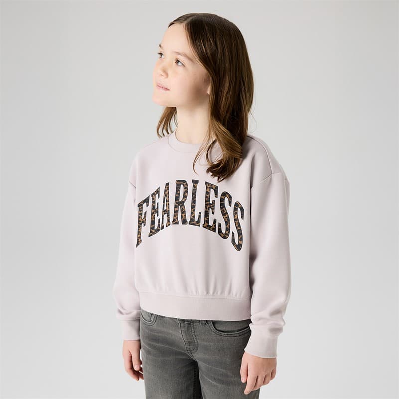 Name It Meisjes Bima Sweatshirt Lilac Marble - Afbeelding 1