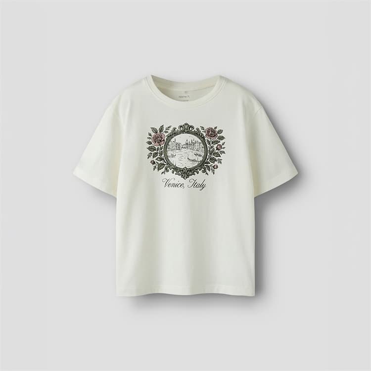 Name It Meisjes Bisa T-shirt Cloud Dancer