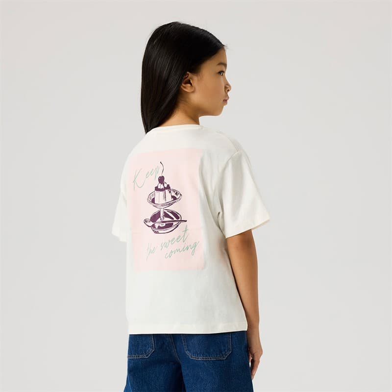 Name It Meisjes Benna T-shirt Gardenia - Afbeelding 1