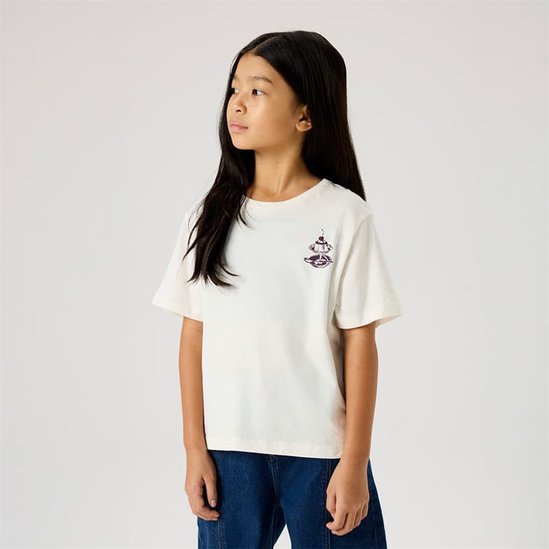Name It Meisjes Benna T-shirt Gardenia - Afbeelding 2