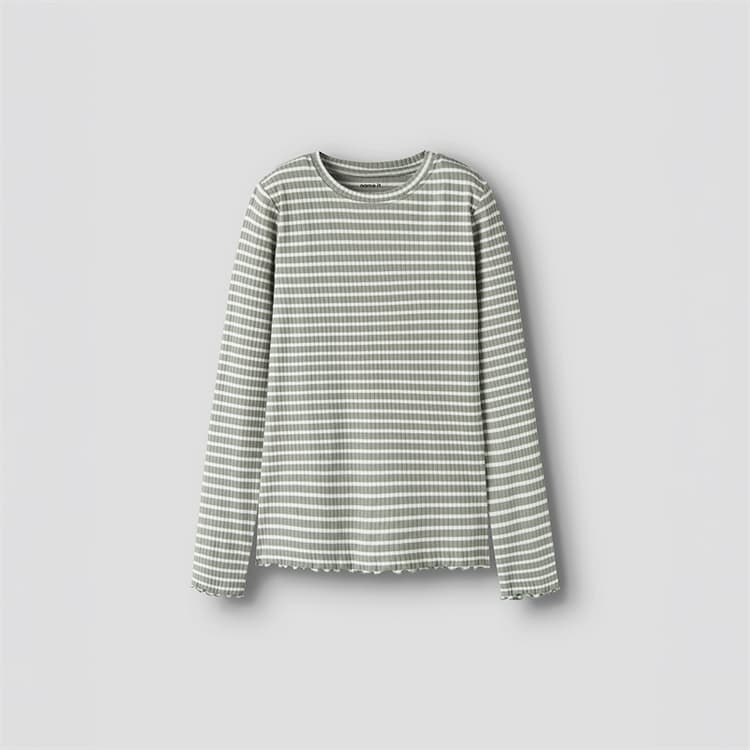 Name It Meisjes Vemma Lange Mouw T-shirt Shadow