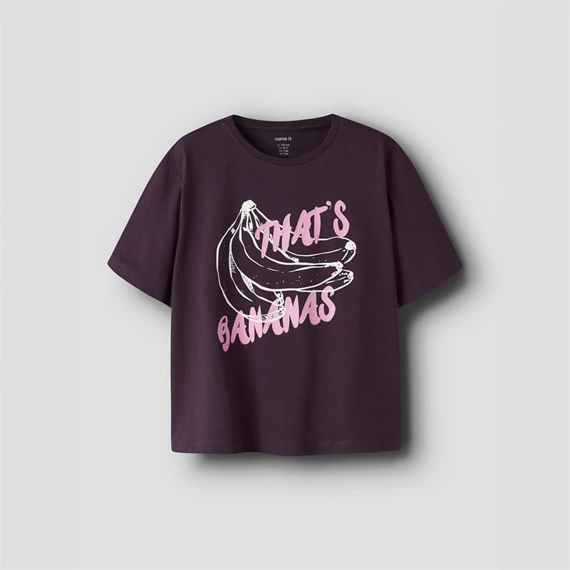 Name It Meisjes Benna T-shirt Blackberry Wine - Afbeelding 3