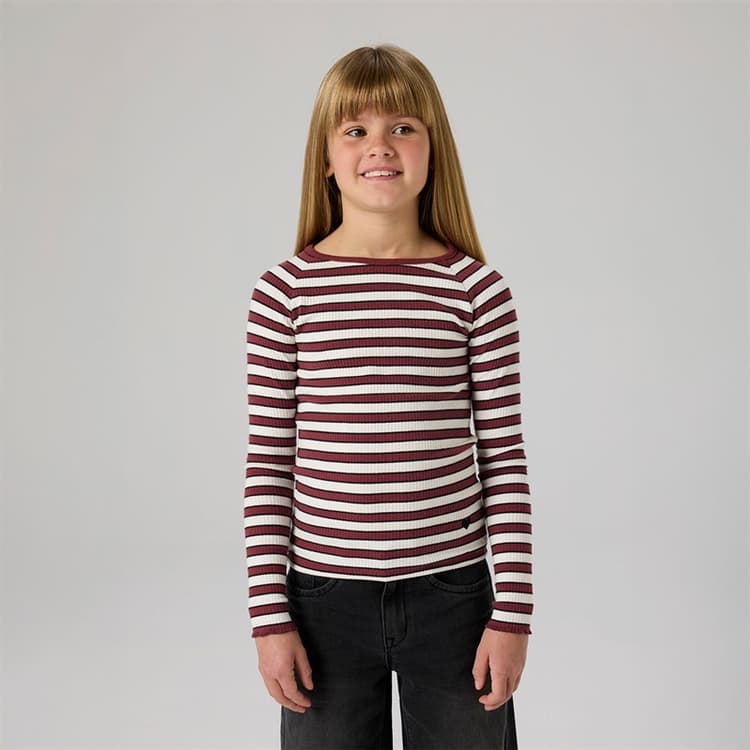 Name It Meisjes Tala T-shirt Oxblood Red