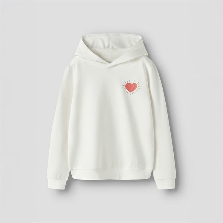 Name It Meisjes Biana Hoodie Cloud Dancer