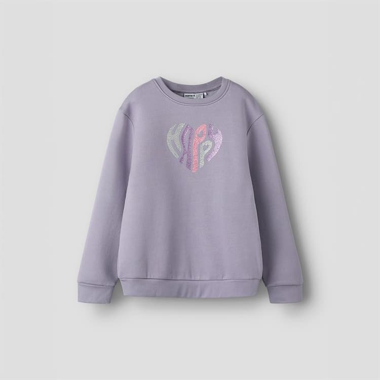 Name It Meisjes Selia Sweatshirt Lavender Gray