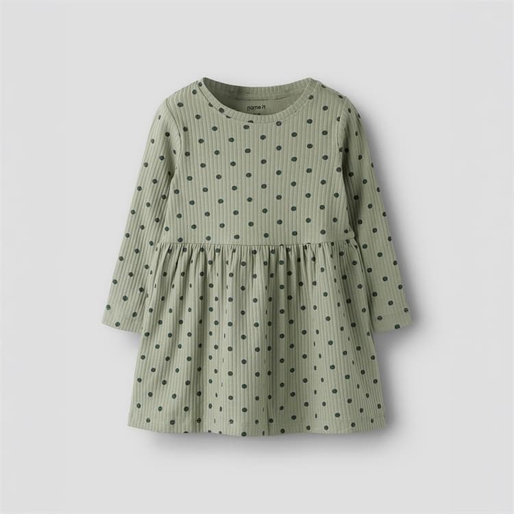 Name It Meisjes Vemma Jurk Shadow