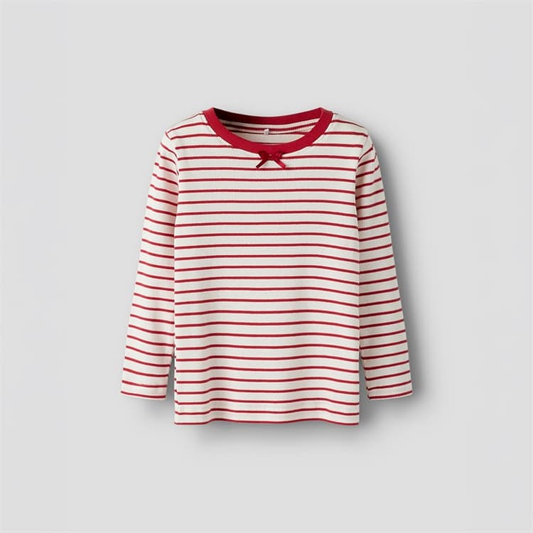 Name It Meisjes Tetina Lange Mouw T-shirt Scarlet