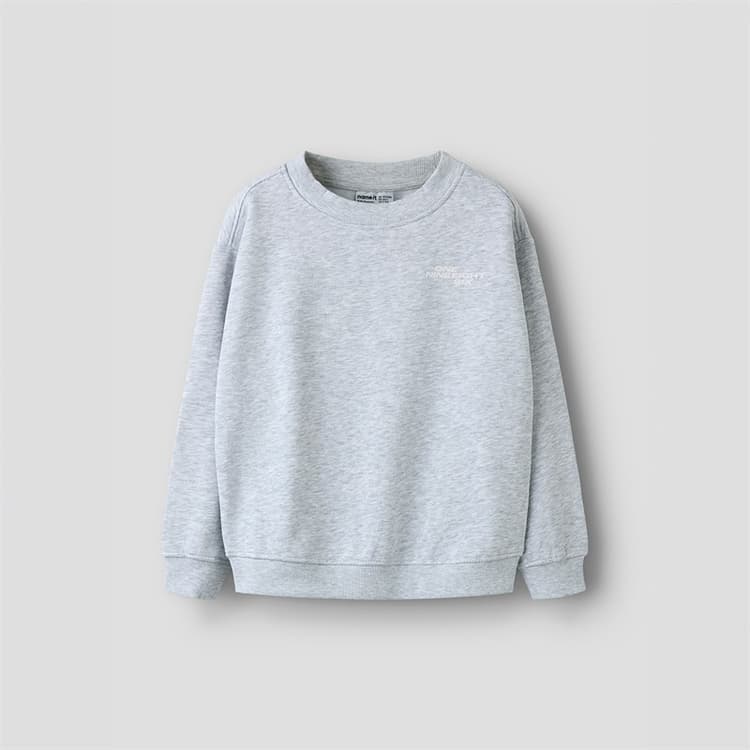 Name It Meisjes Shaney Sweater Light Grey Melange