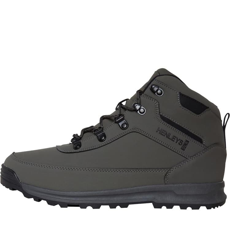 Henleys Herenschoenen Travis Boots Antraciet
