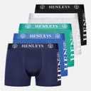 Henleys Heren Kelmack Boxershorts Meerkleurig