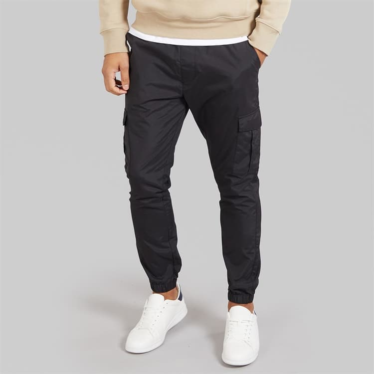 French Connection Heren Combat Tech Cargo Broeken Zwart