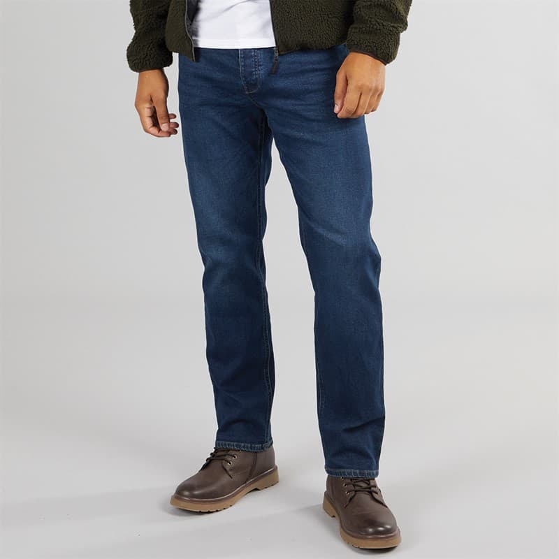 French Connection Heren FCUK Jeans met Regular Fit Ind50 Midwash - Afbeelding 1