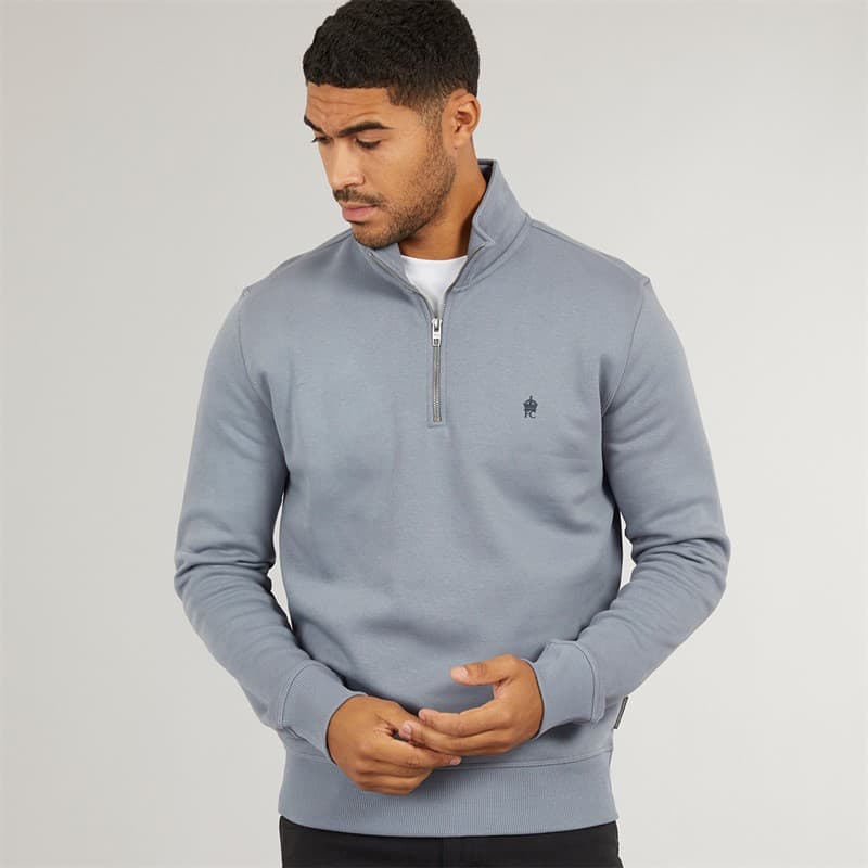French Connection Heren FC Sweaters Blauw - Afbeelding 1